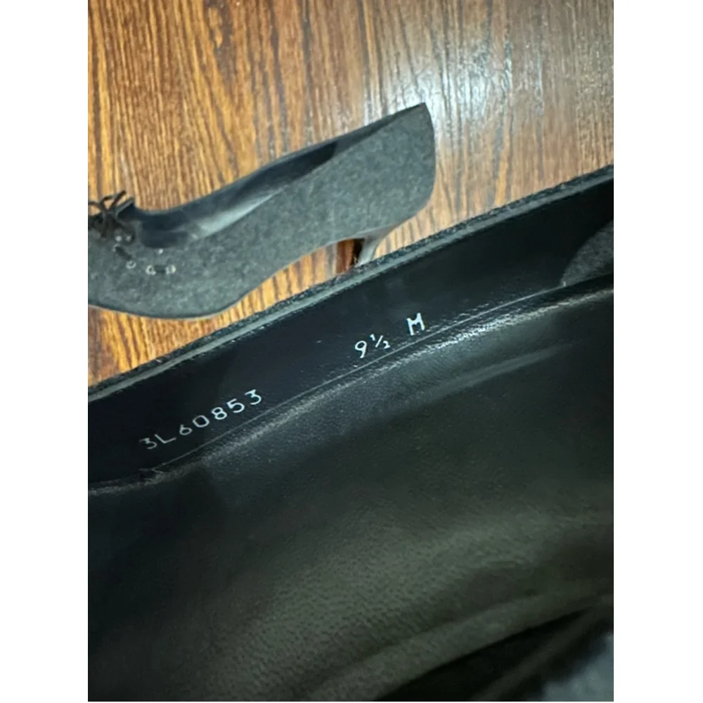 Women's Stuart Weitzman Heels Size 9.5 Gray - Picture 6 of 10